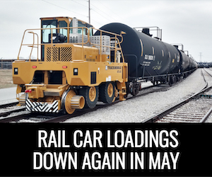 Railcar Loadings Down